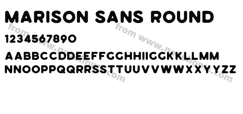 Marison Sans RoundPreview