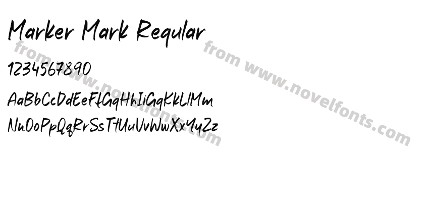 Marker Mark RegularPreview