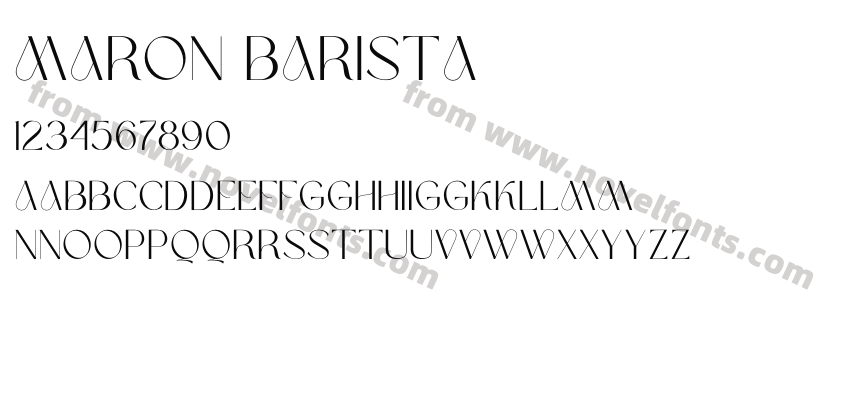 Maron BaristaPreview