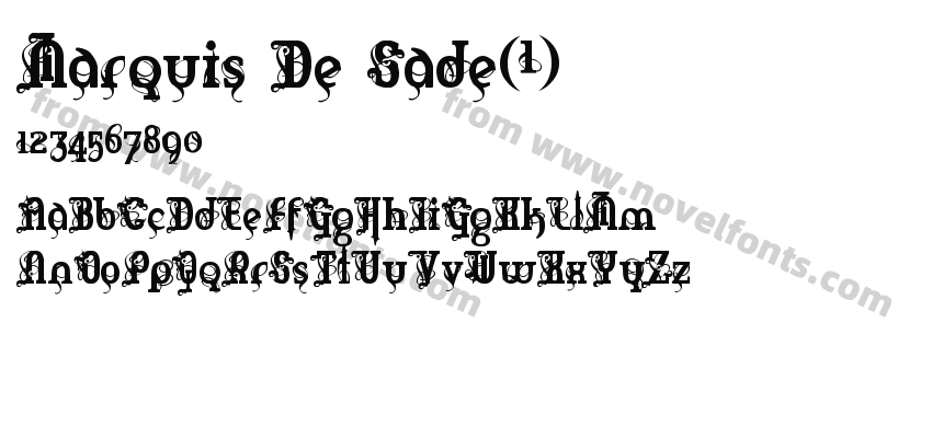 Marquis De Sade(1)Preview