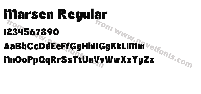 Marsen RegularPreview