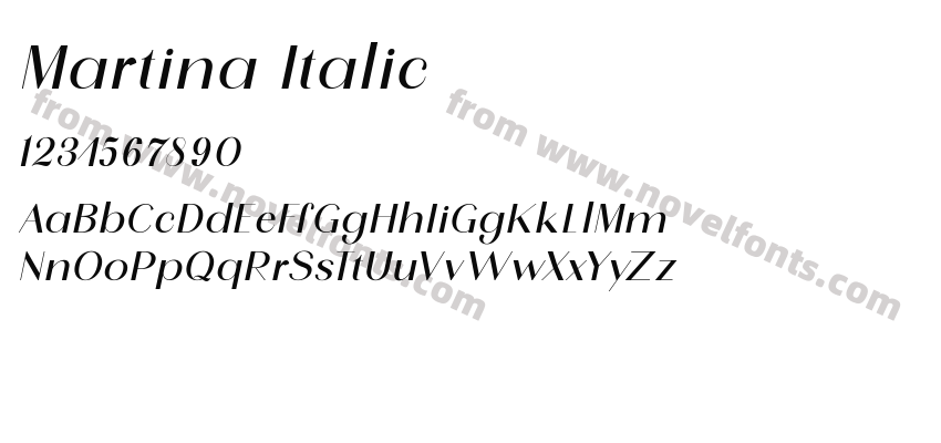 Martina ItalicPreview