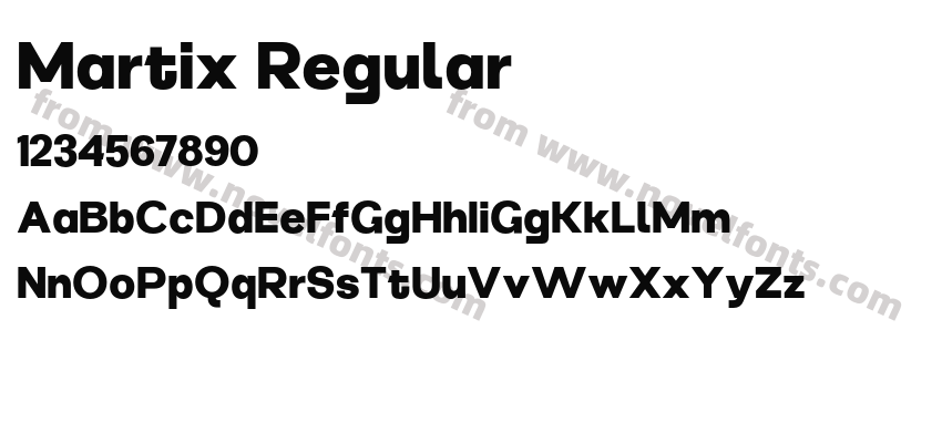 Martix RegularPreview