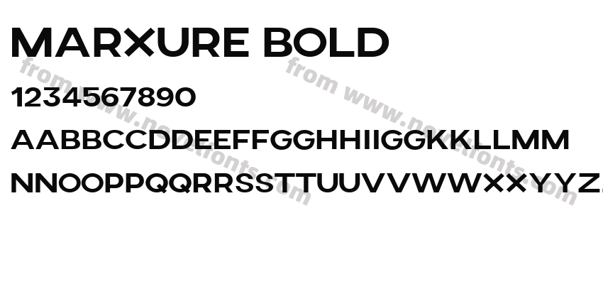 Marxure BoldPreview