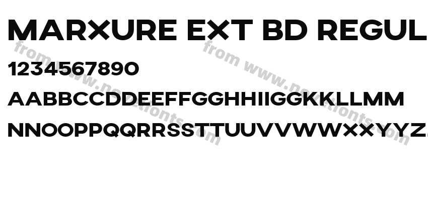 Marxure Ext Bd RegularPreview