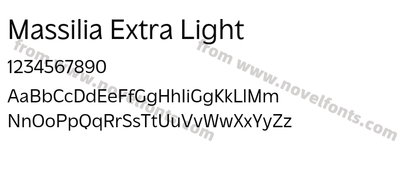 Massilia Extra LightPreview