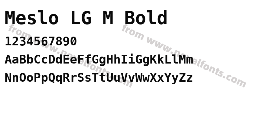 Meslo LG M BoldPreview