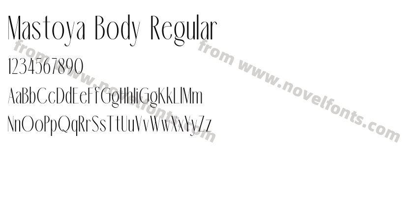 Mastoya Body RegularPreview