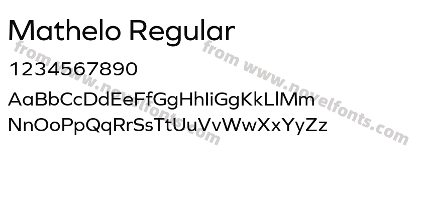 Mathelo RegularPreview