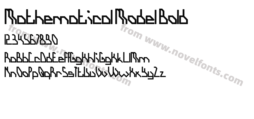 Mathematical Model BoldPreview