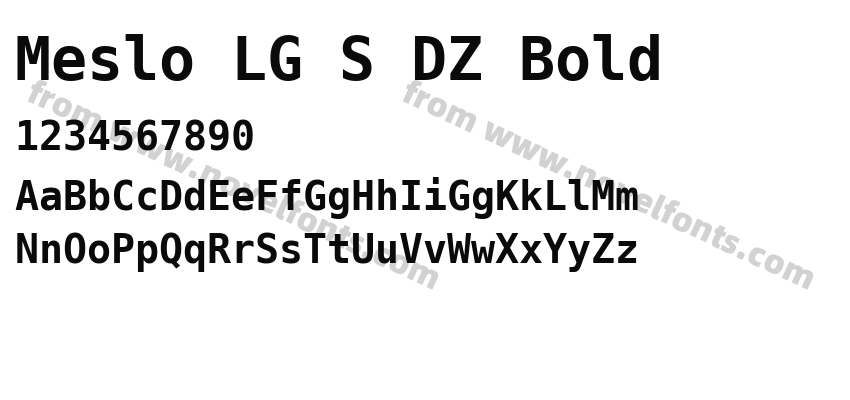 Meslo LG S DZ BoldPreview