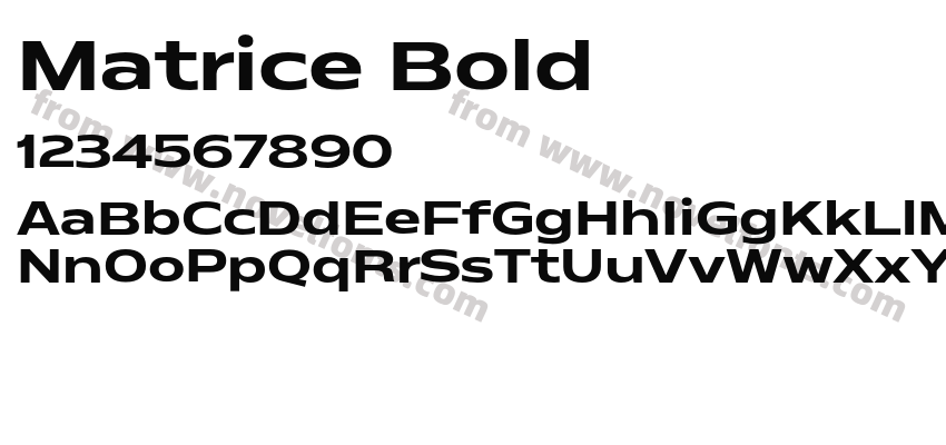 Matrice BoldPreview