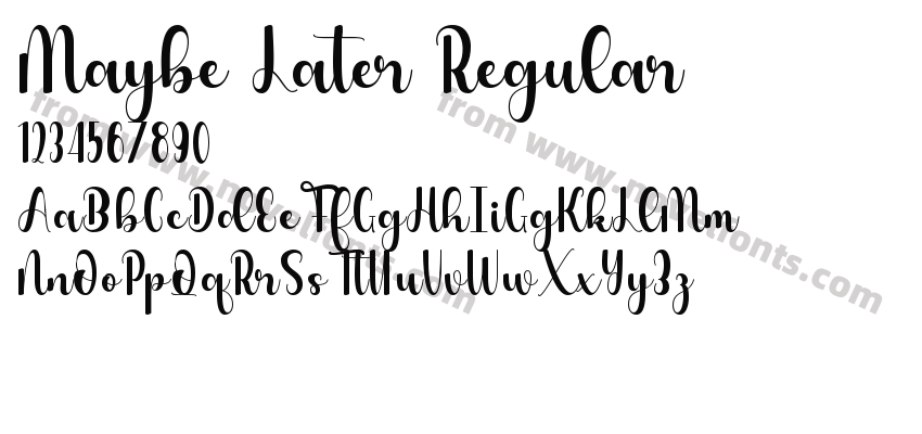Maybe Later RegularPreview