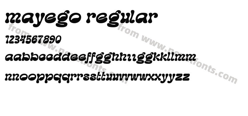 Mayego RegularPreview