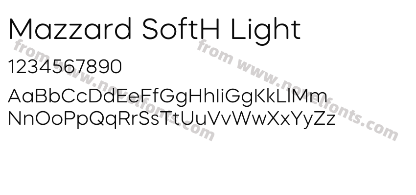 Mazzard SoftH LightPreview