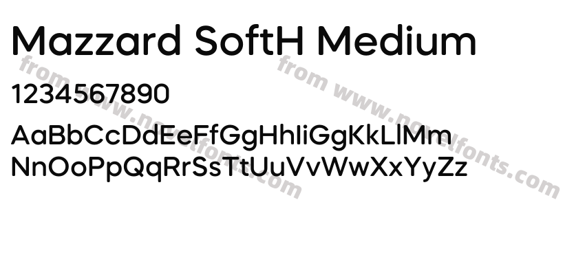 Mazzard SoftH MediumPreview