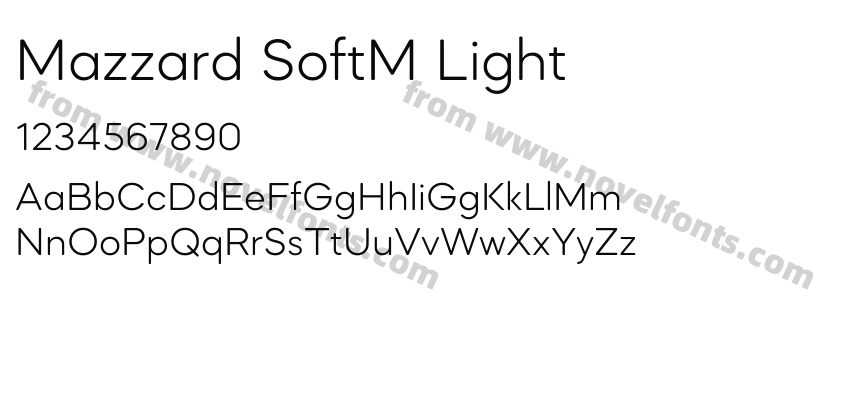Mazzard SoftM LightPreview