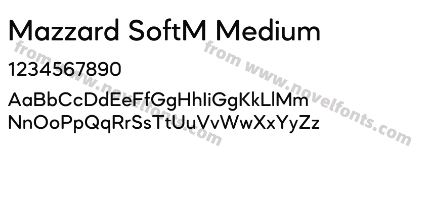 Mazzard SoftM MediumPreview