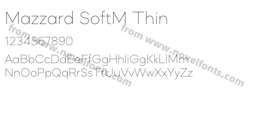 Mazzard SoftM ThinPreview