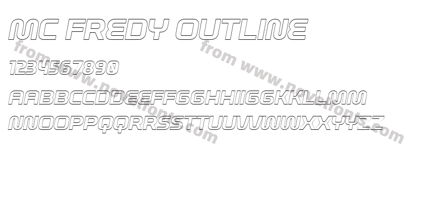 Mc Fredy OutlinePreview