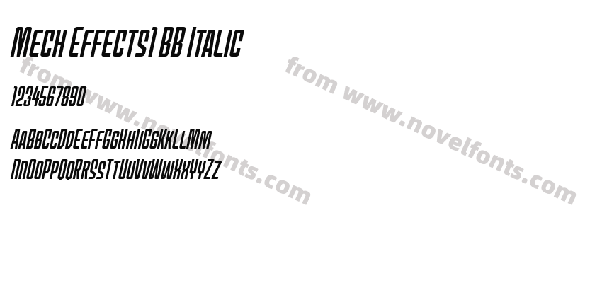 Mech Effects1 BB ItalicPreview