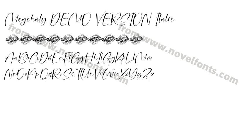Megchaty DEMO VERSION ItalicPreview