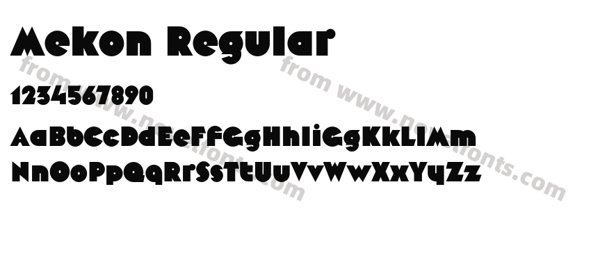 Mekon RegularPreview