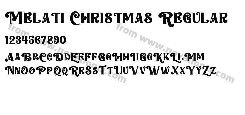 Melati Christmas RegularPreview