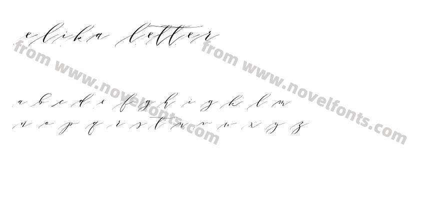 Melika letter EPreview