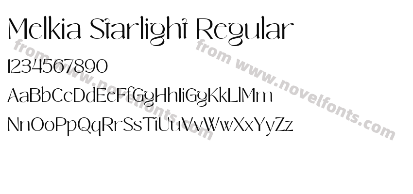 Melkia Starlight RegularPreview