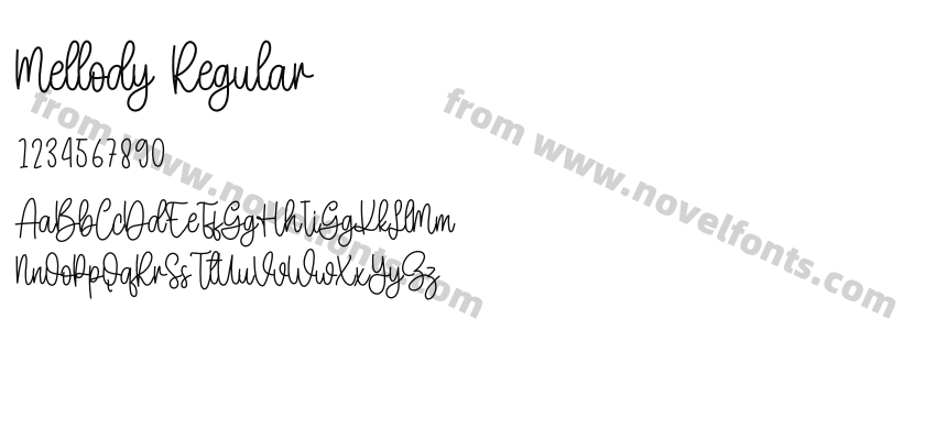 Mellody RegularPreview