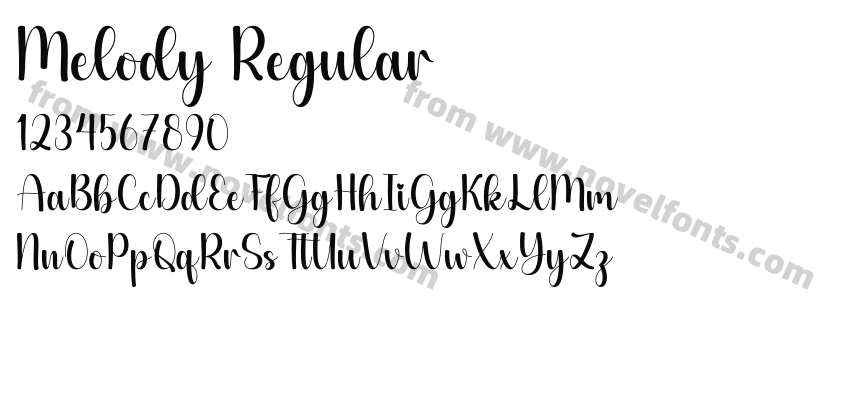Melody RegularPreview