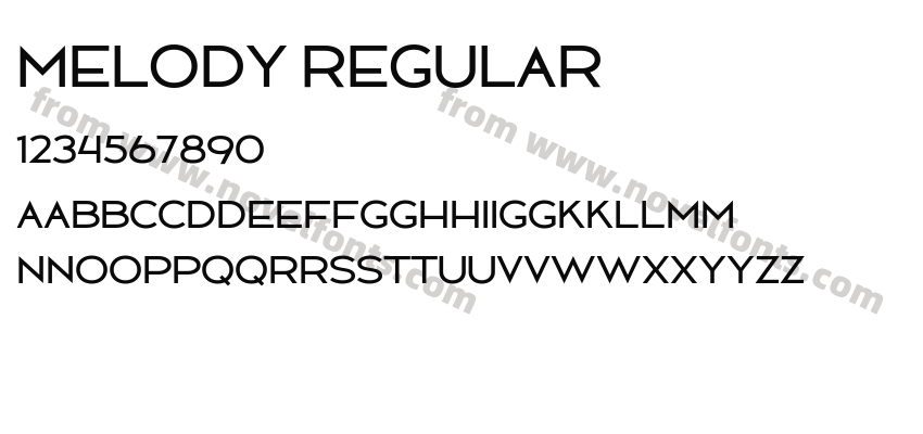 Melody RegularPreview
