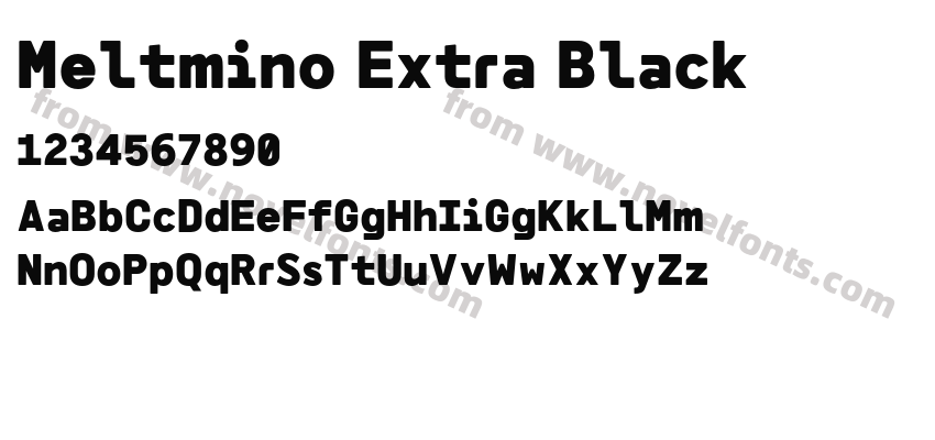 Meltmino Extra BlackPreview