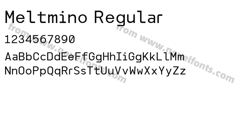 Meltmino RegularPreview
