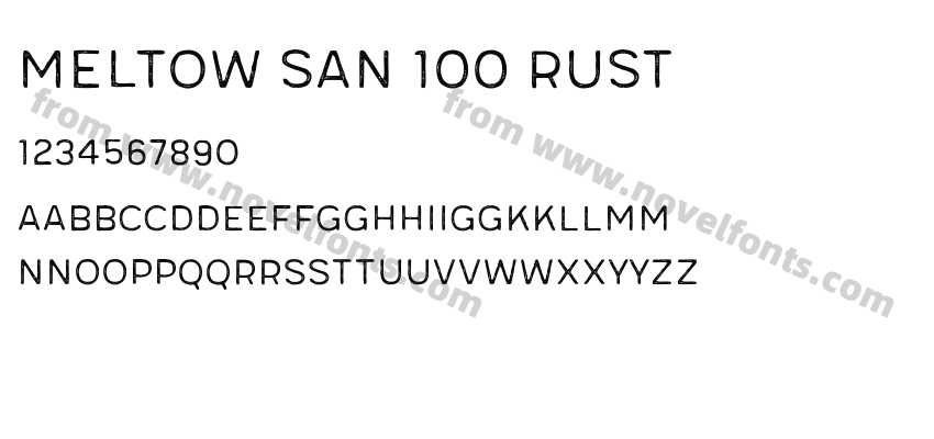 Meltow San 100 RustPreview
