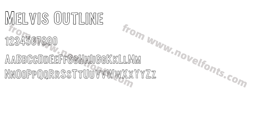 Melvis OutlinePreview