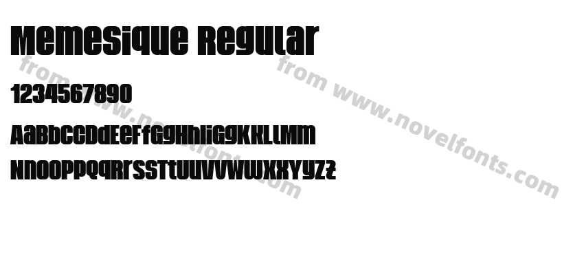 Memesique RegularPreview