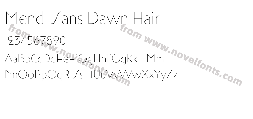 Mendl Sans Dawn HairPreview