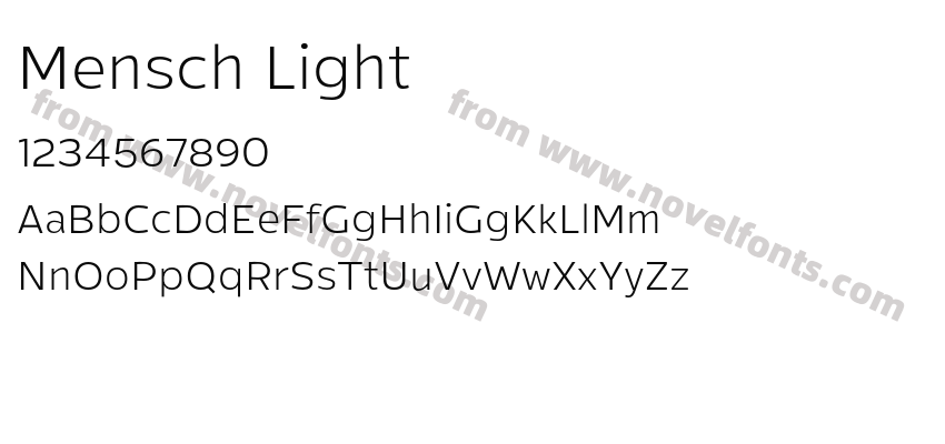 Mensch LightPreview