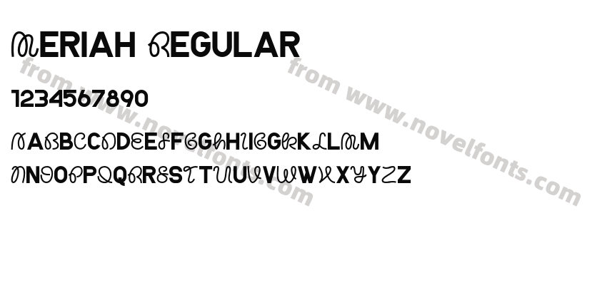 Meriah RegularPreview