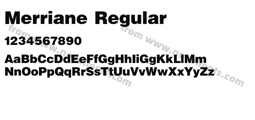 Merriane RegularPreview