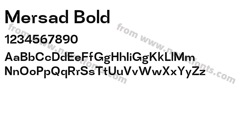 Mersad BoldPreview