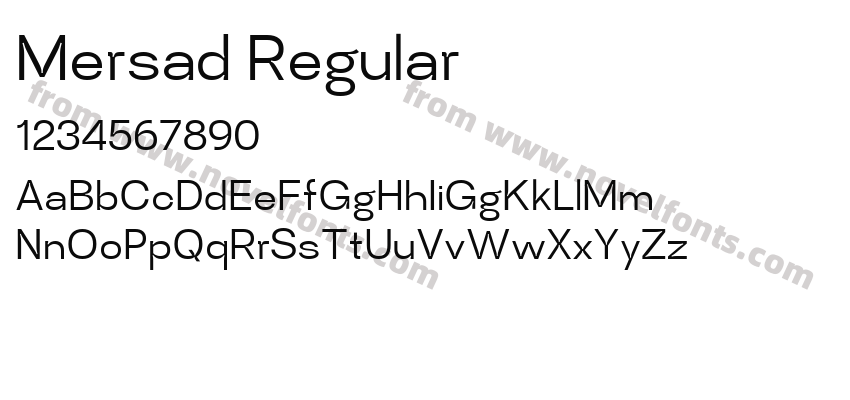 Mersad RegularPreview