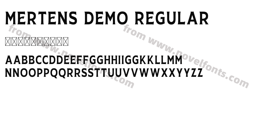 Mertens Demo RegularPreview