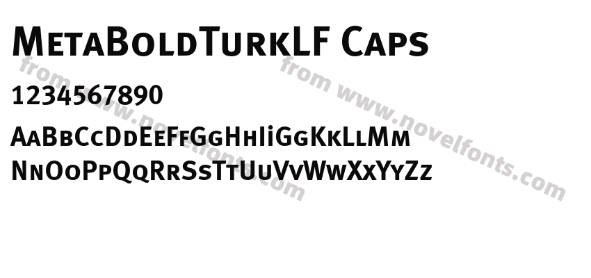 MetaBoldTurkLF CapsPreview