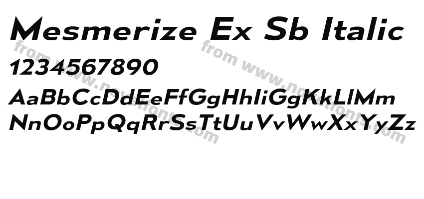 Mesmerize Ex Sb ItalicPreview