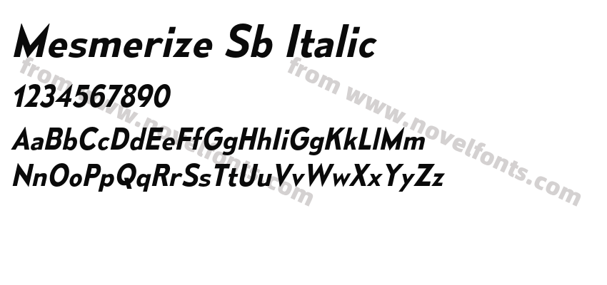 Mesmerize Sb ItalicPreview
