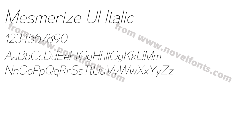 Mesmerize Ul ItalicPreview