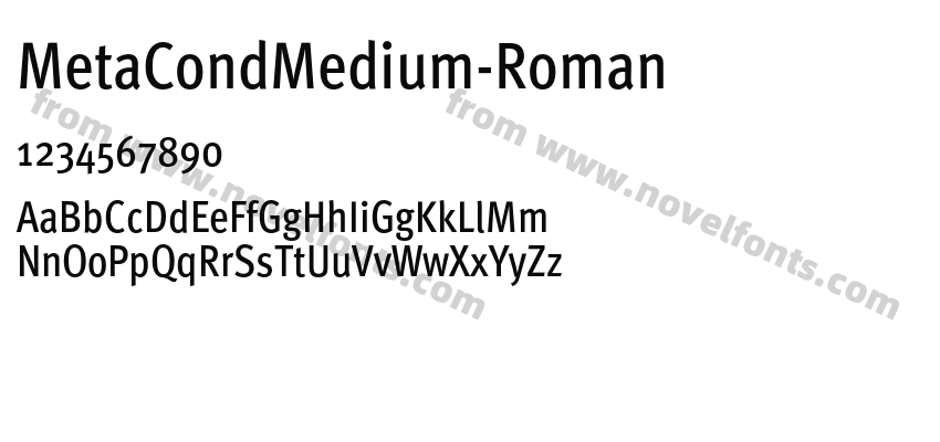 MetaCondMedium-RomanPreview